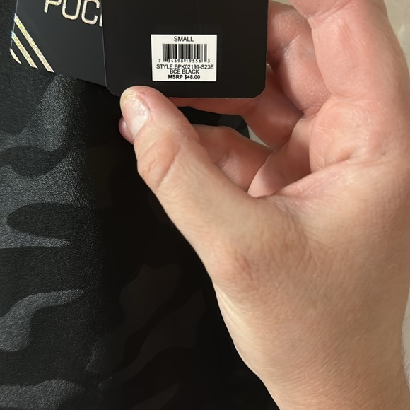 *FINAL* BETTER SPORTS PERFORMANCE BLACK CAMO SHORTS: NEW WITH TAGS: SIZE SMALL - Picture 4 of 6